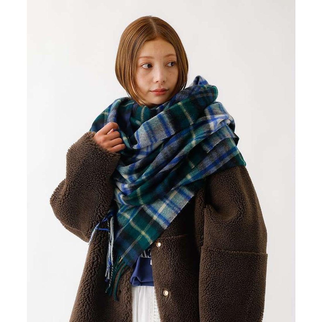 アバハウス ABAHOUSE 【TWEEDMILL/ツイードミル】大判チェック柄