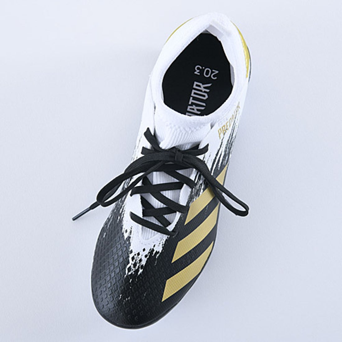 adidas アディダス プレデター 20.3 HG/AG ジュニア(ホワイト×ゴールド