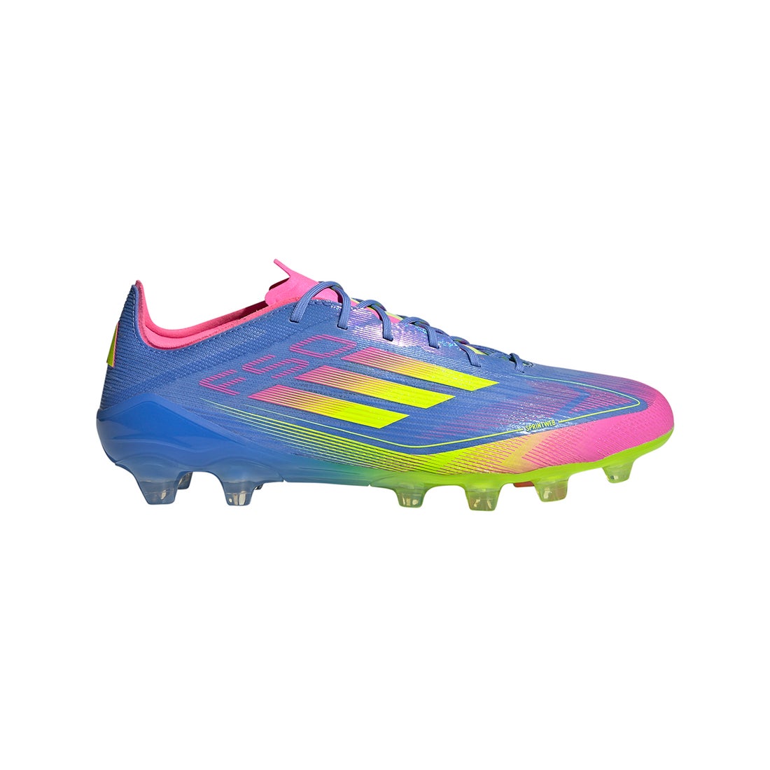 adidas アディダス F50 ELITE HG/AG JAPAN(ブルー×イエロー×ピンク