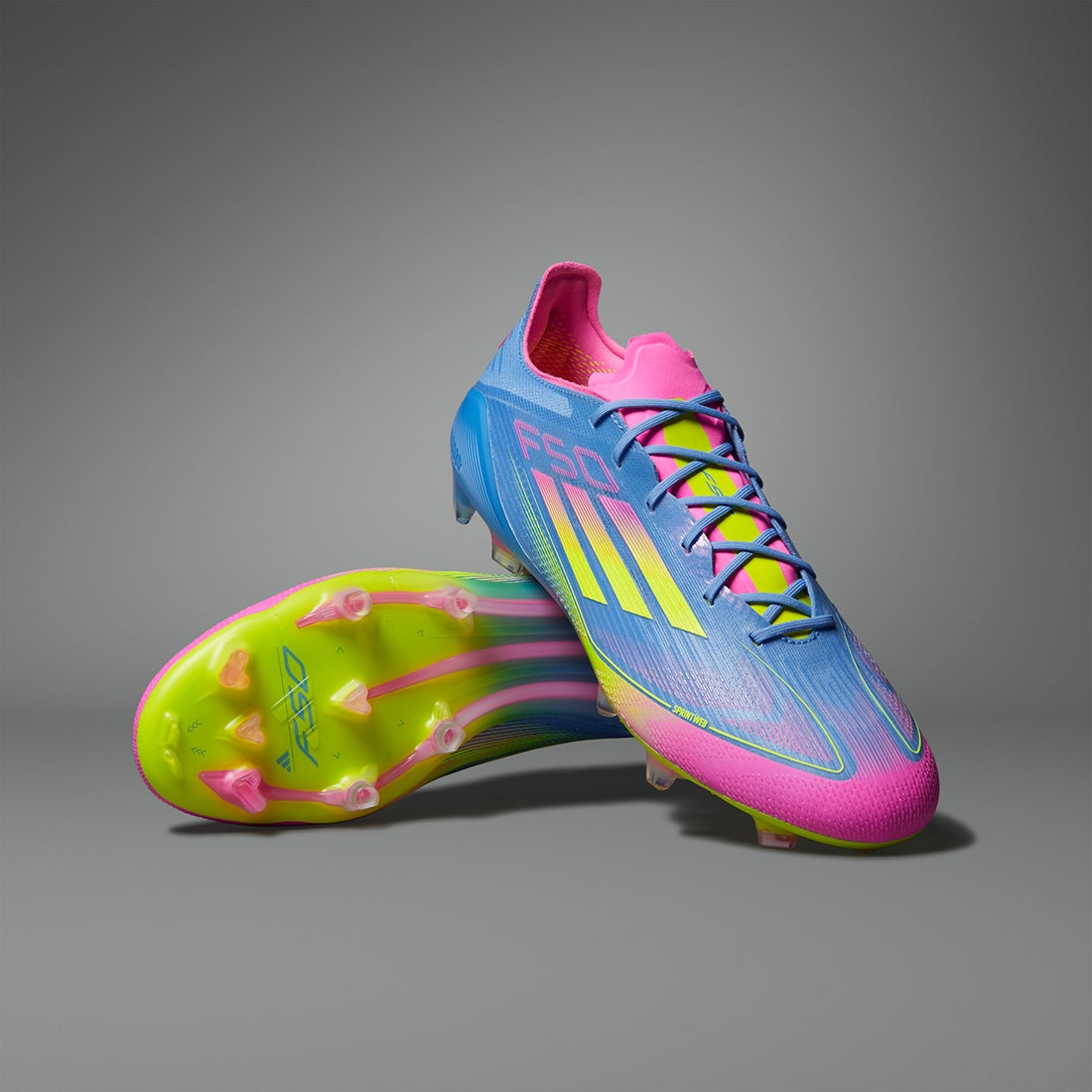 adidas アディダス F50 ELITE FG(ブルー×イエロー×ピンク) NJV41