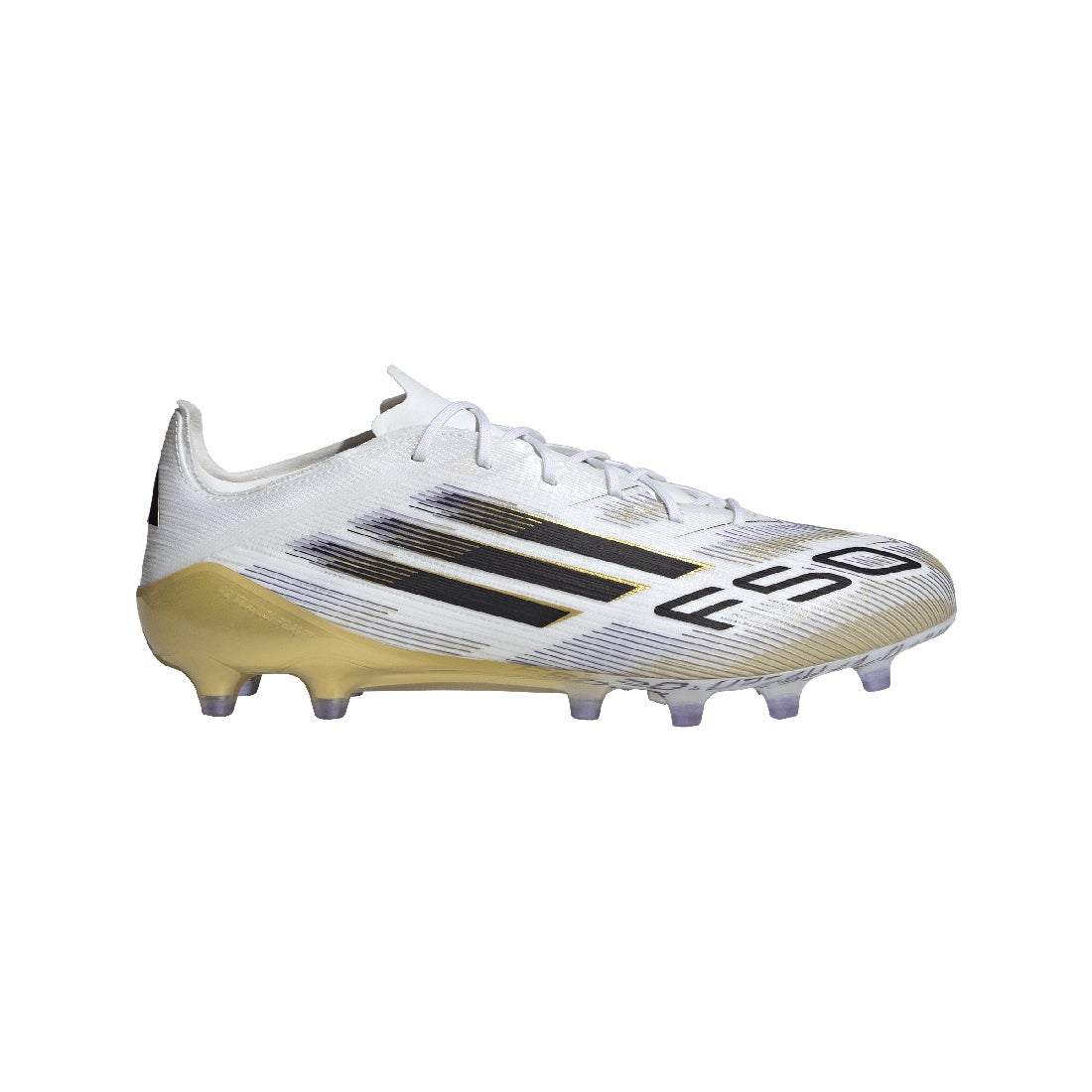 adidas アディダス F50 ELITE AG(ホワイト×ブラック×ゴールド) NMR12