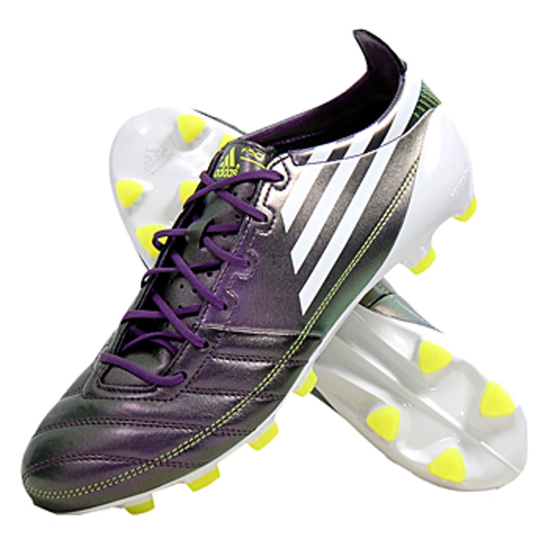 adidas アディダス F50 アディゼロ TRX HG LEA(パープル×ホワイト