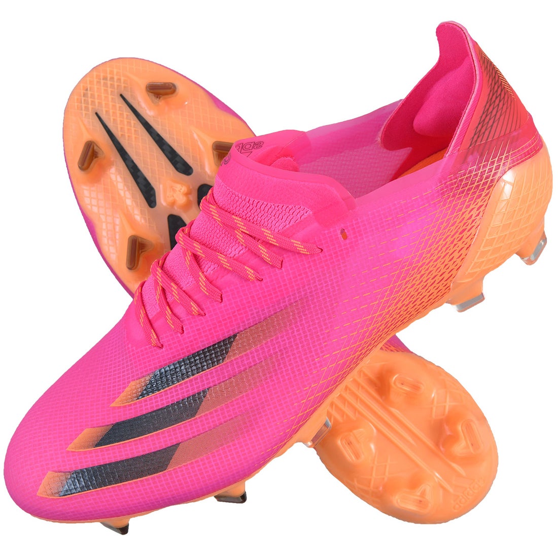 adidas アディダス エックスゴースト .1 FG(オレンジ×ピンク) FW6897