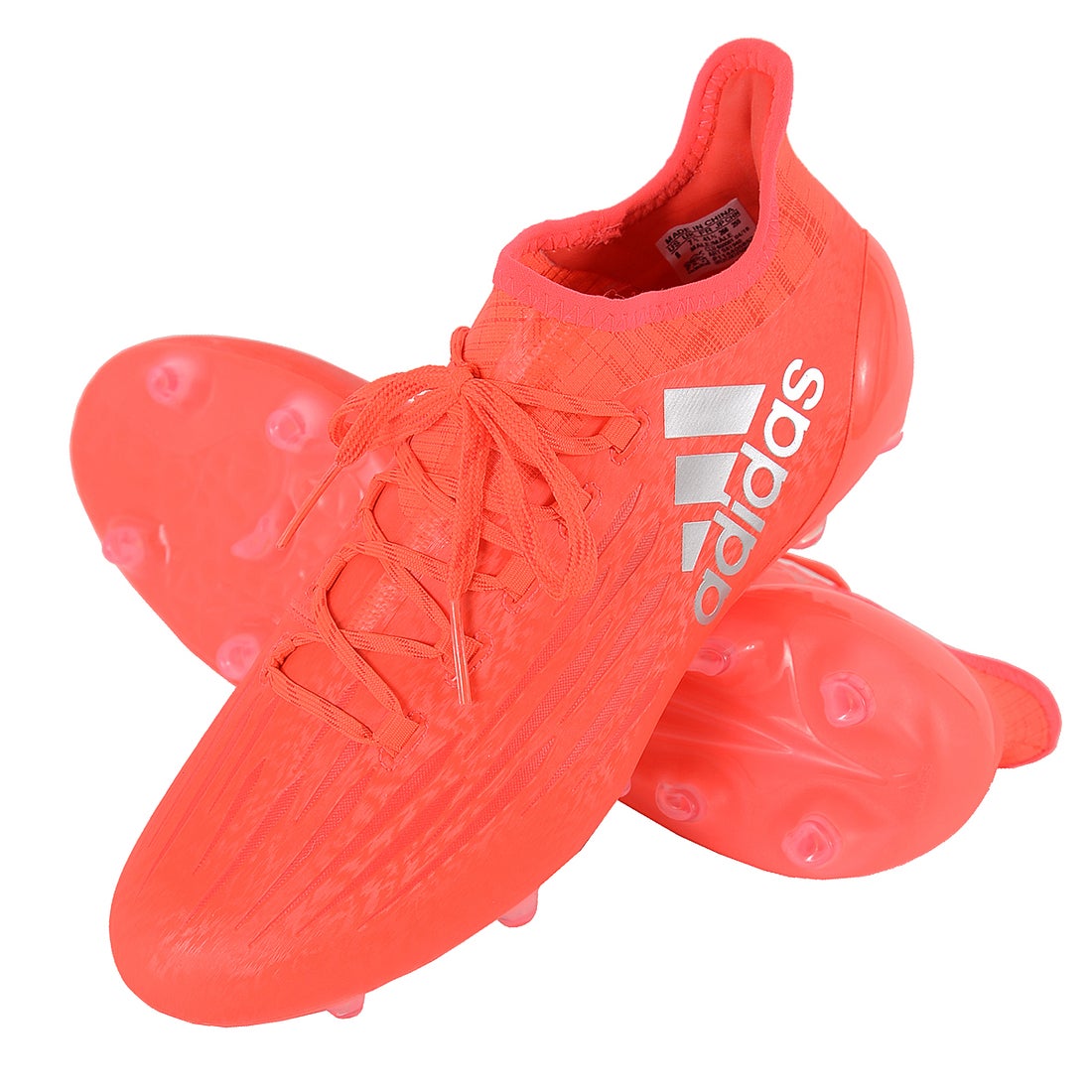 adidas アディダス エックス 16.1 FG/AG(レッド×シルバー) ICC41