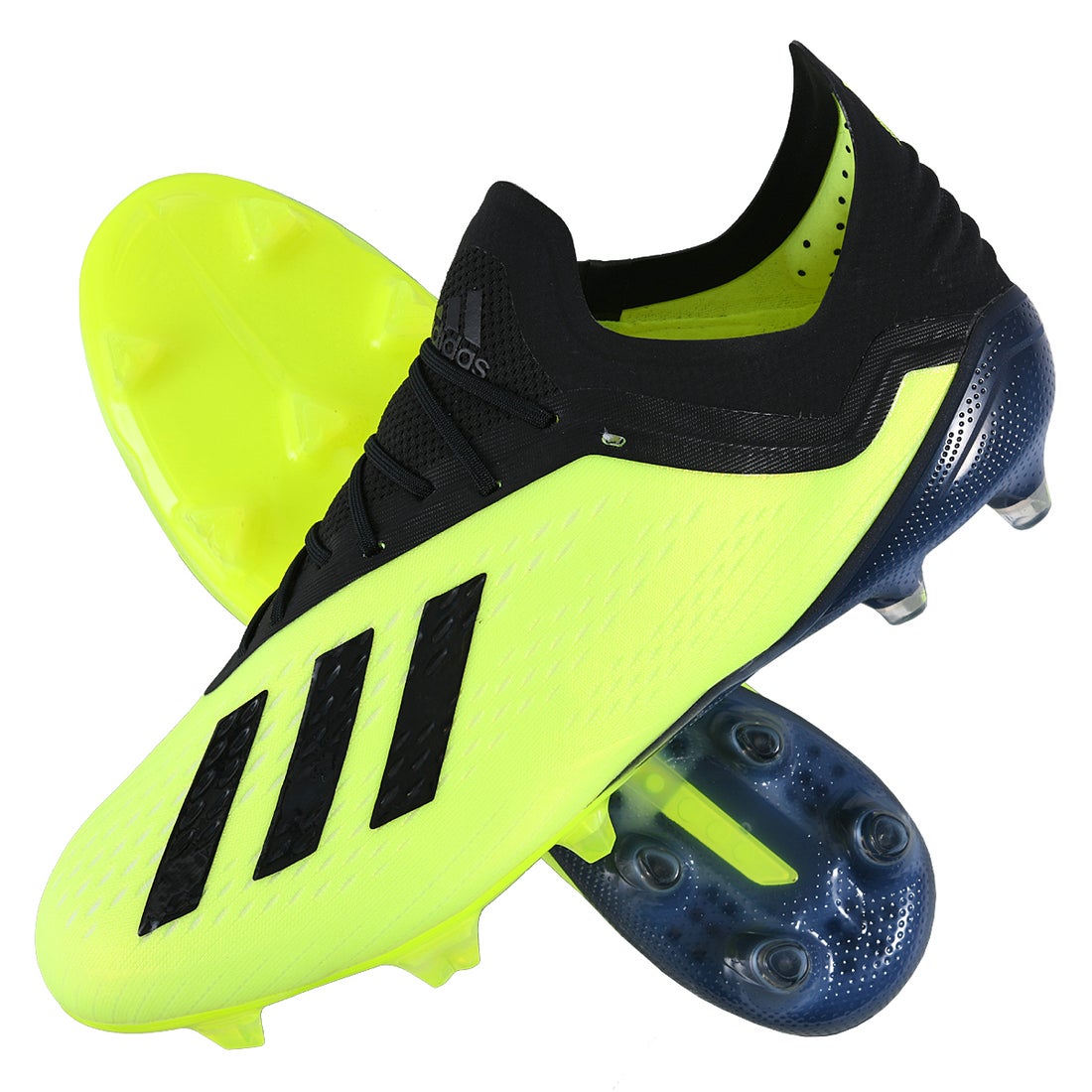 adidas アディダス エックス 18.1 FG/AG(イエロー×ブラック) DB2251