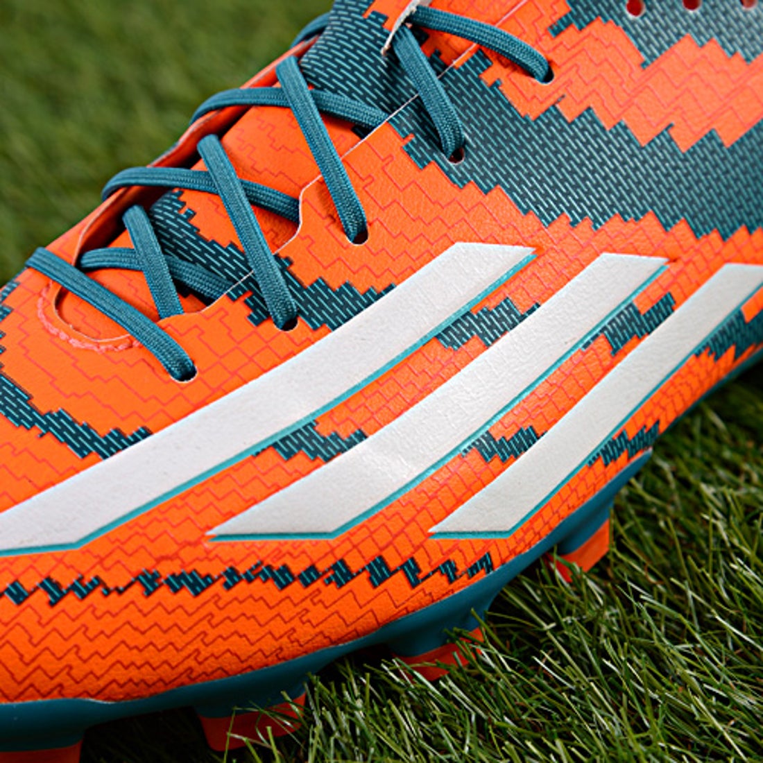 adidas アディダス アディゼロ F50-ジャパン HG LM(オレンジ×グリーン