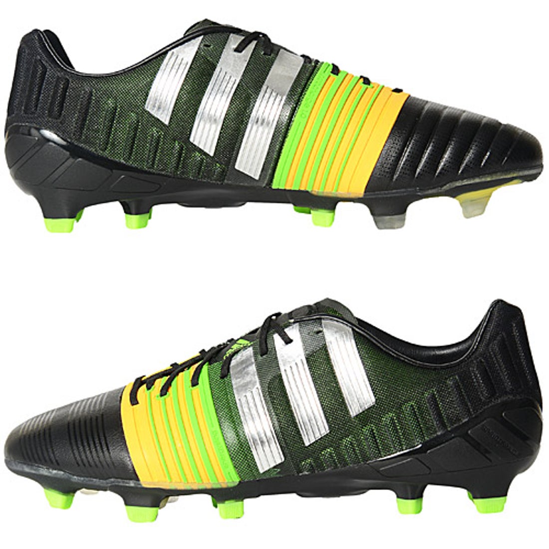 adidas アディダス ナイトロチャージ 1.0 FG(ブラック×シルバー