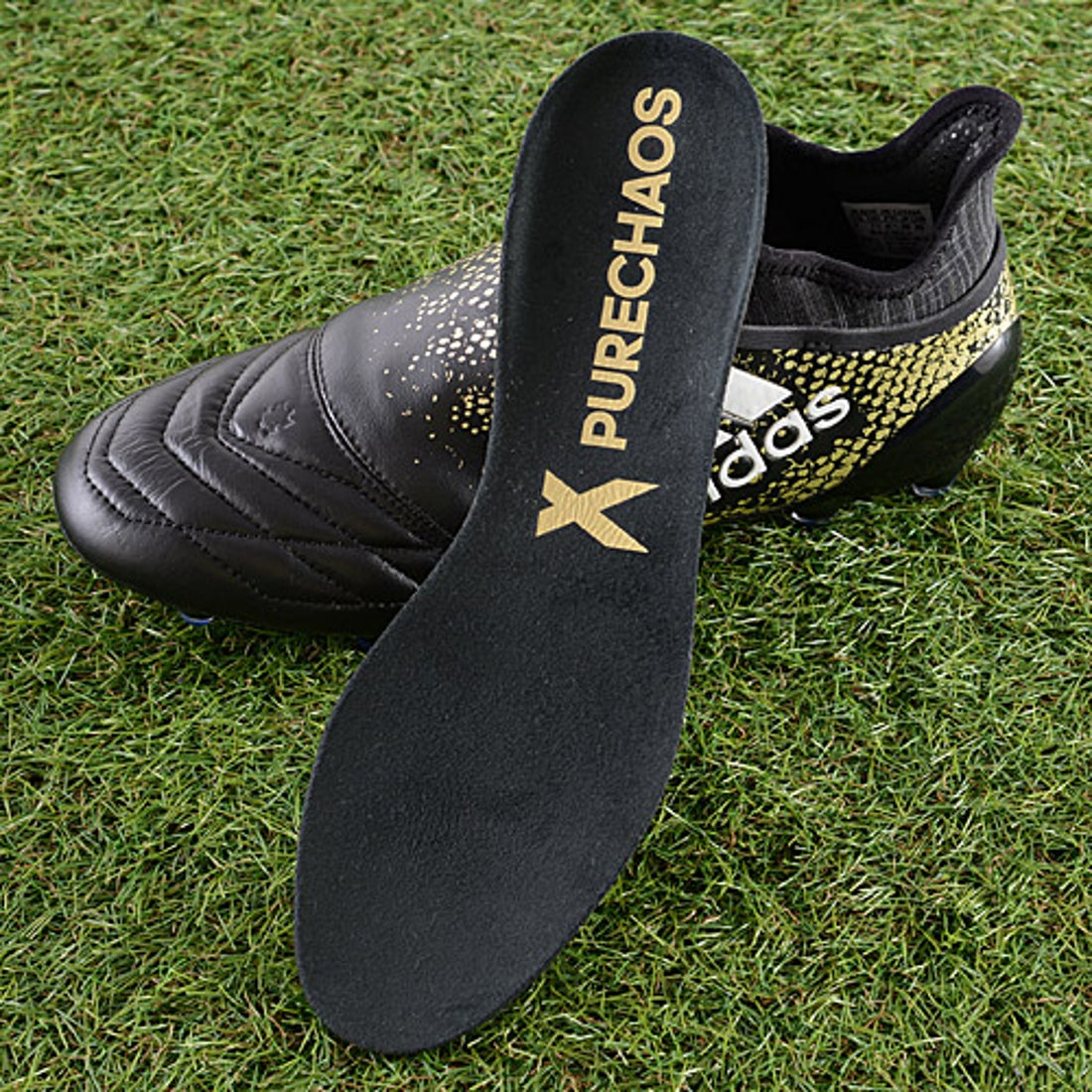 adidas アディダス エックス 16+ ピュアカオス FG/AG LE(ブラック