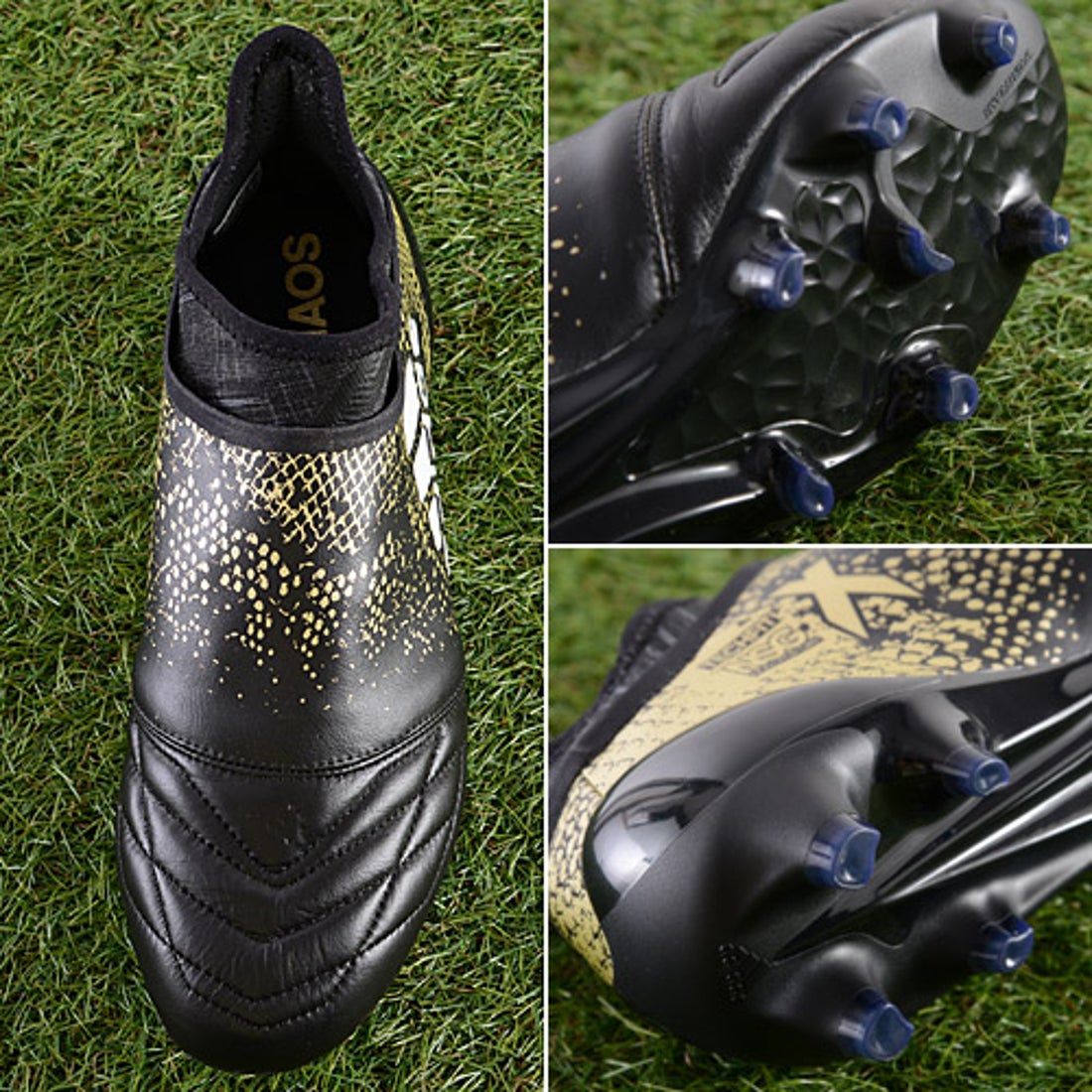 adidas アディダス エックス 16+ ピュアカオス FG/AG LE(ブラック