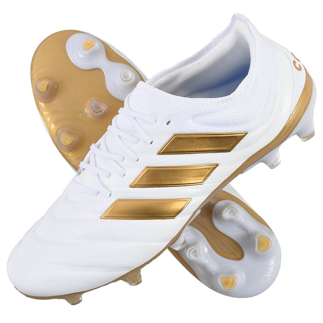 adidas アディダス コパ 19.1 FG(ホワイト×ゴールド) F35516