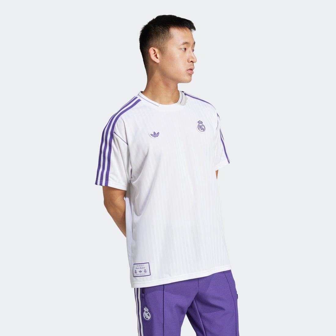 adidas レアルマドリード TERRACE ICON ジャージー(ホワイト) KUJ46