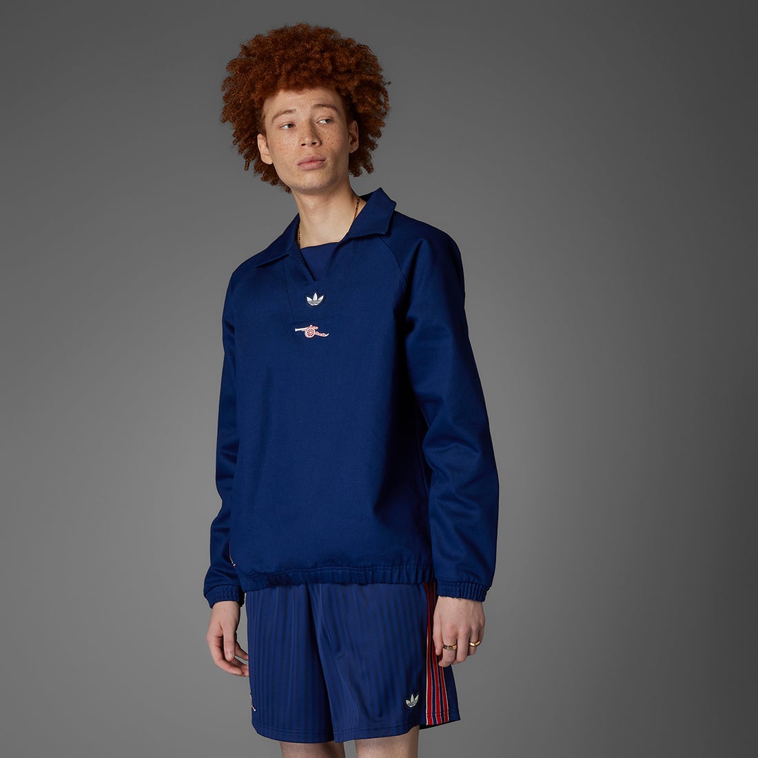adidas アーセナル TERRACEICON プルオーバー(ブルー) KVK38 JF0547