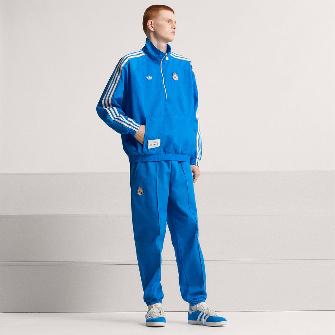 adidas レアルマドリード 25/26 TERRACE ICON ジャケット(ブルー