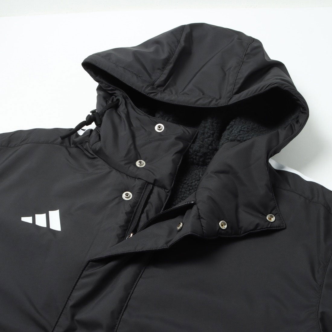 アディダス adidas メンズ ベンチコート スリーストライプス ルーズ