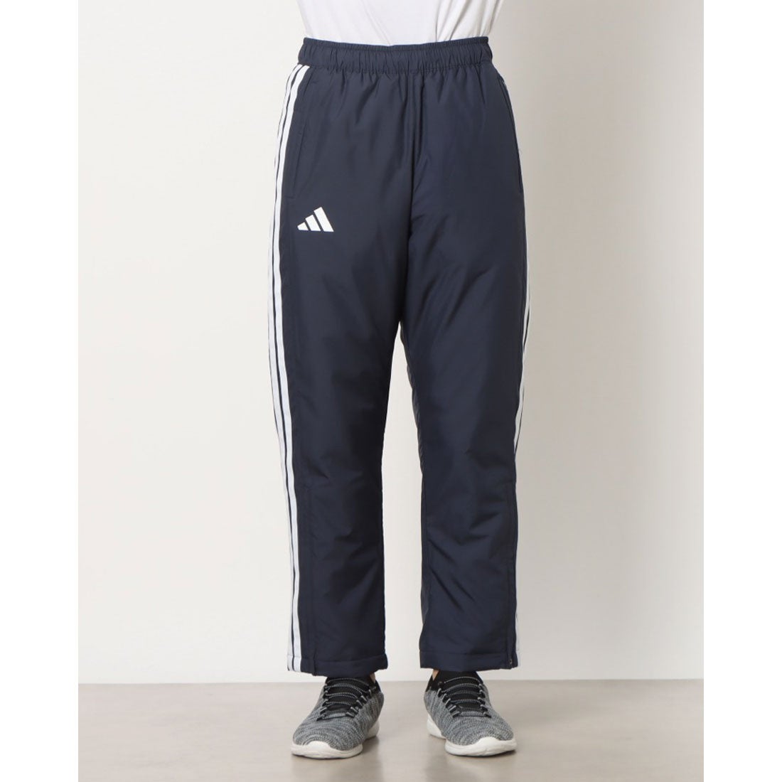 アディダス adidas メンズ 中綿パンツ スリーストライプスルーズ