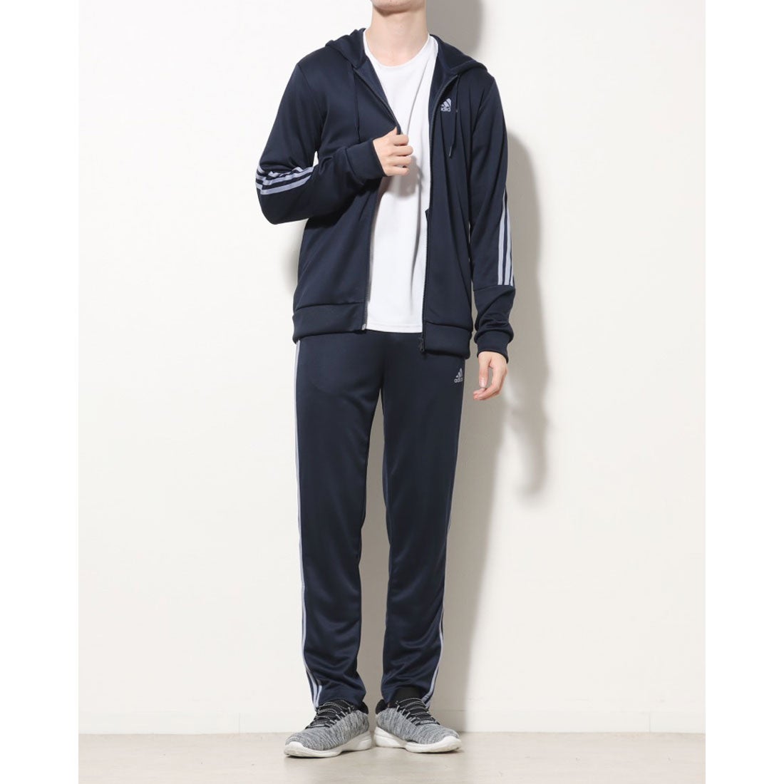 アディダス adidas メンズ ジャージ上下セット M 3S DK トラックスーツ