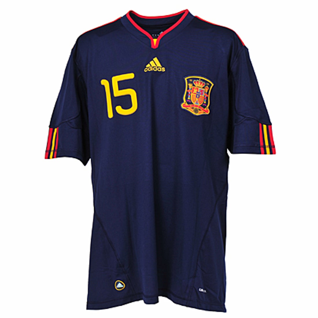 adidas スペイン代表 2010 アウェイ レプリカ半袖ジャージー 15.ラモス