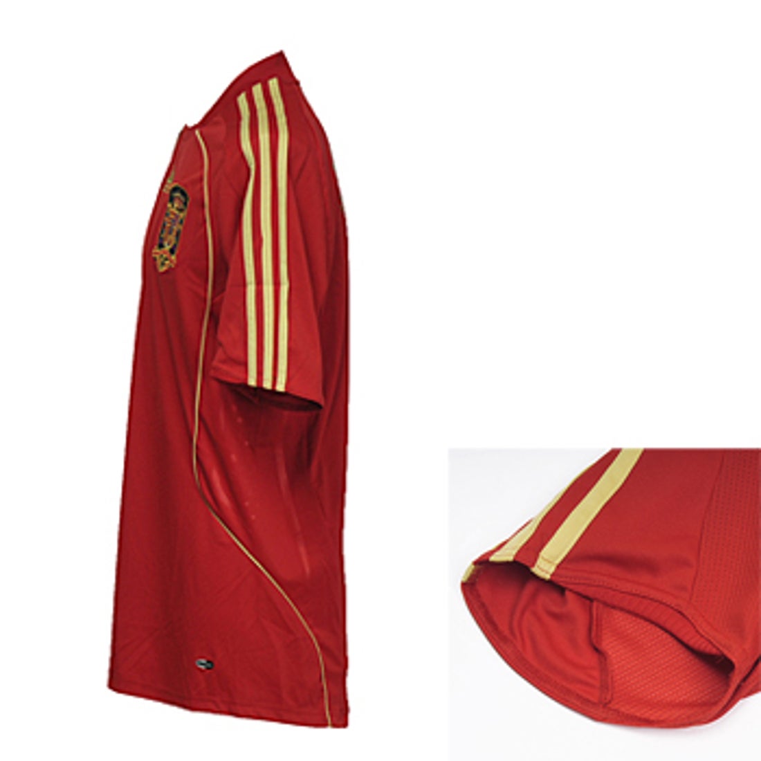adidas スペイン代表 08/09 ユニフォーム ホーム半袖 #7 ビジャ 72502