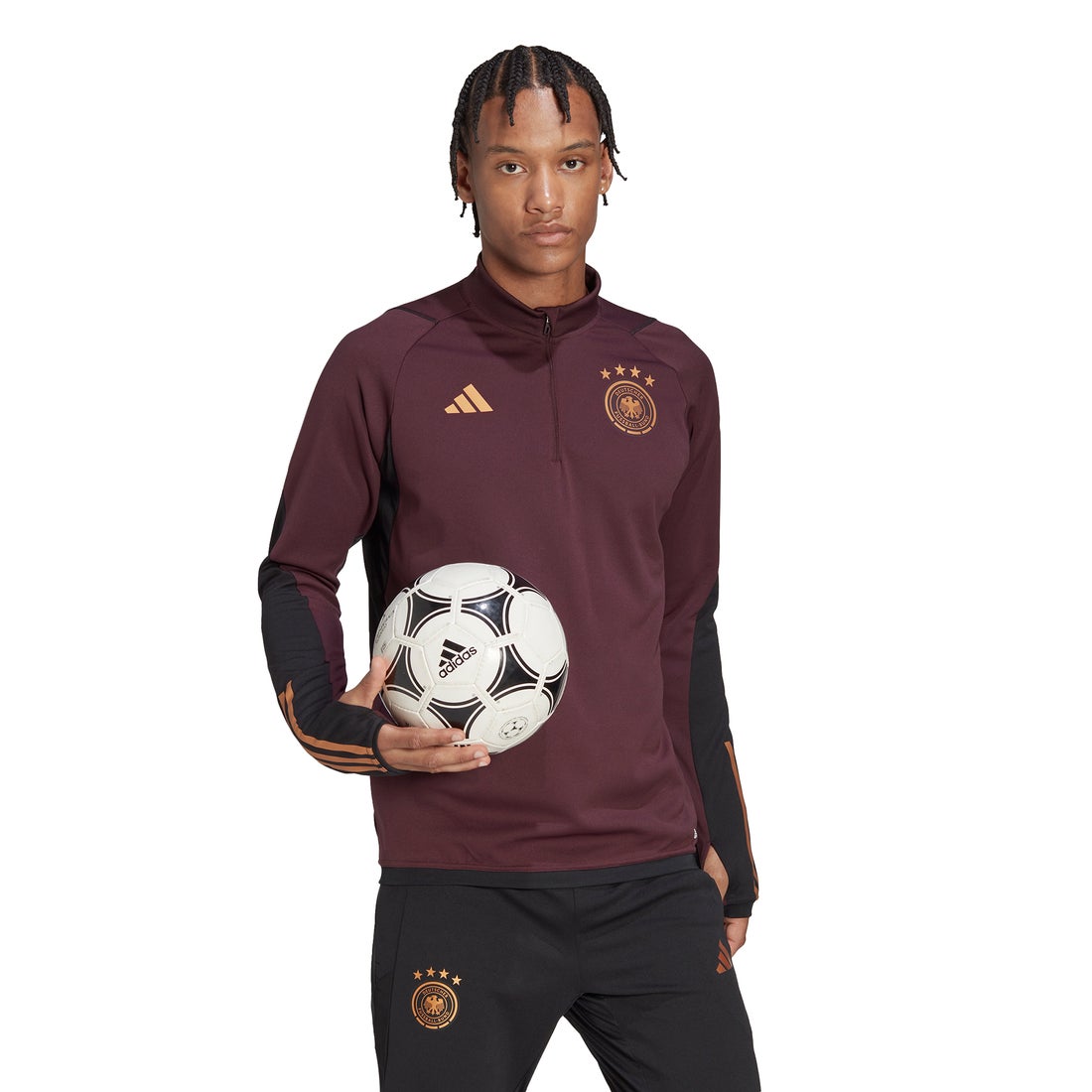 adidas ドイツ代表 2022 トレーニングトップ(レッド) VS318 HF3973