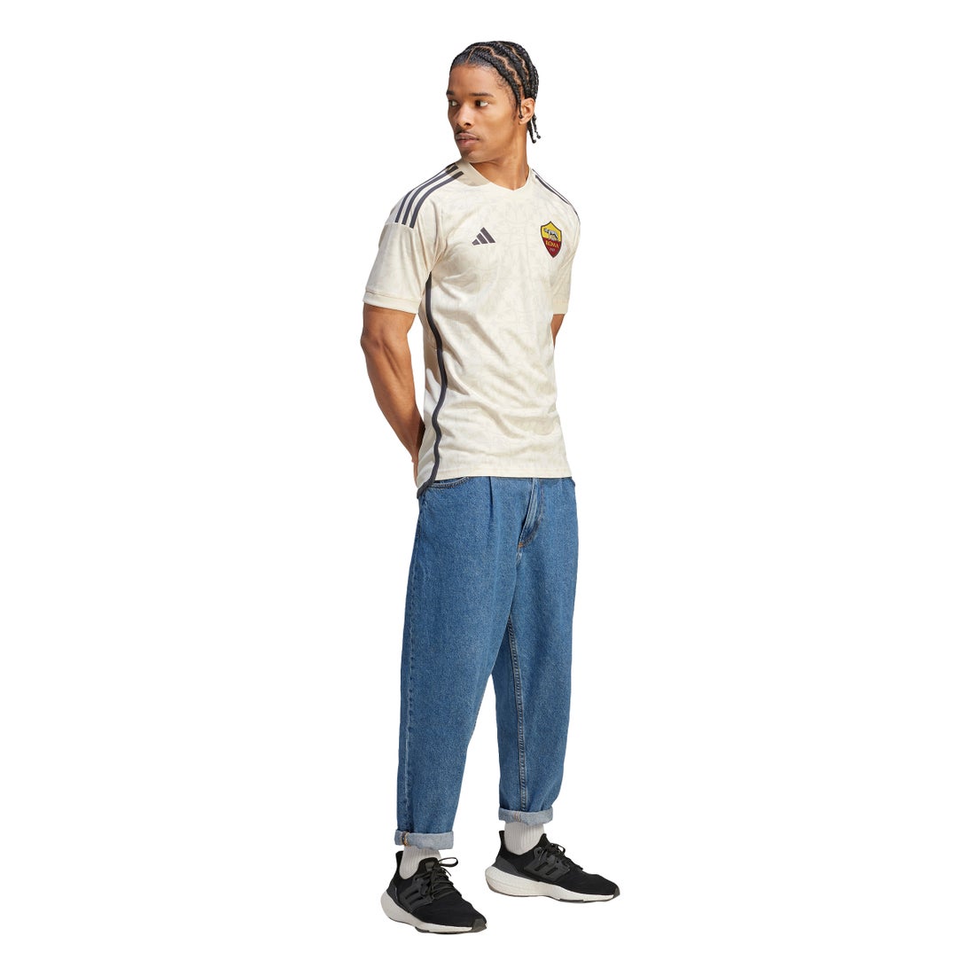 adidas ASローマ 23/24 ユニフォーム アウェイ 半袖 レプリカ IEH50