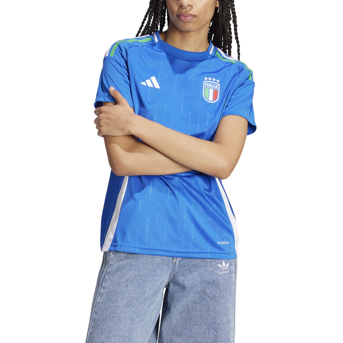adidas イタリア代表 2024 ユニフォーム ホーム 半袖 レプリカ
