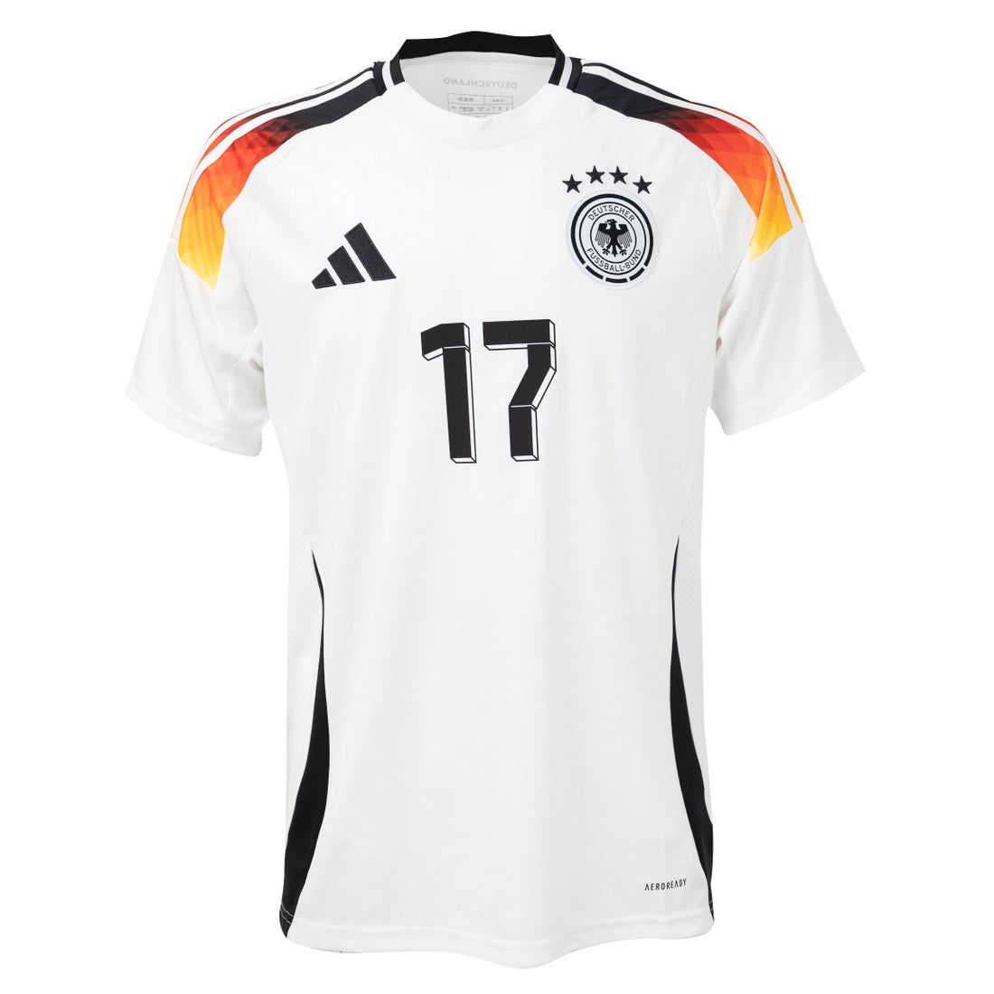 adidas ドイツ代表 2024 ユニフォーム ホーム 半袖 レプリカ #17