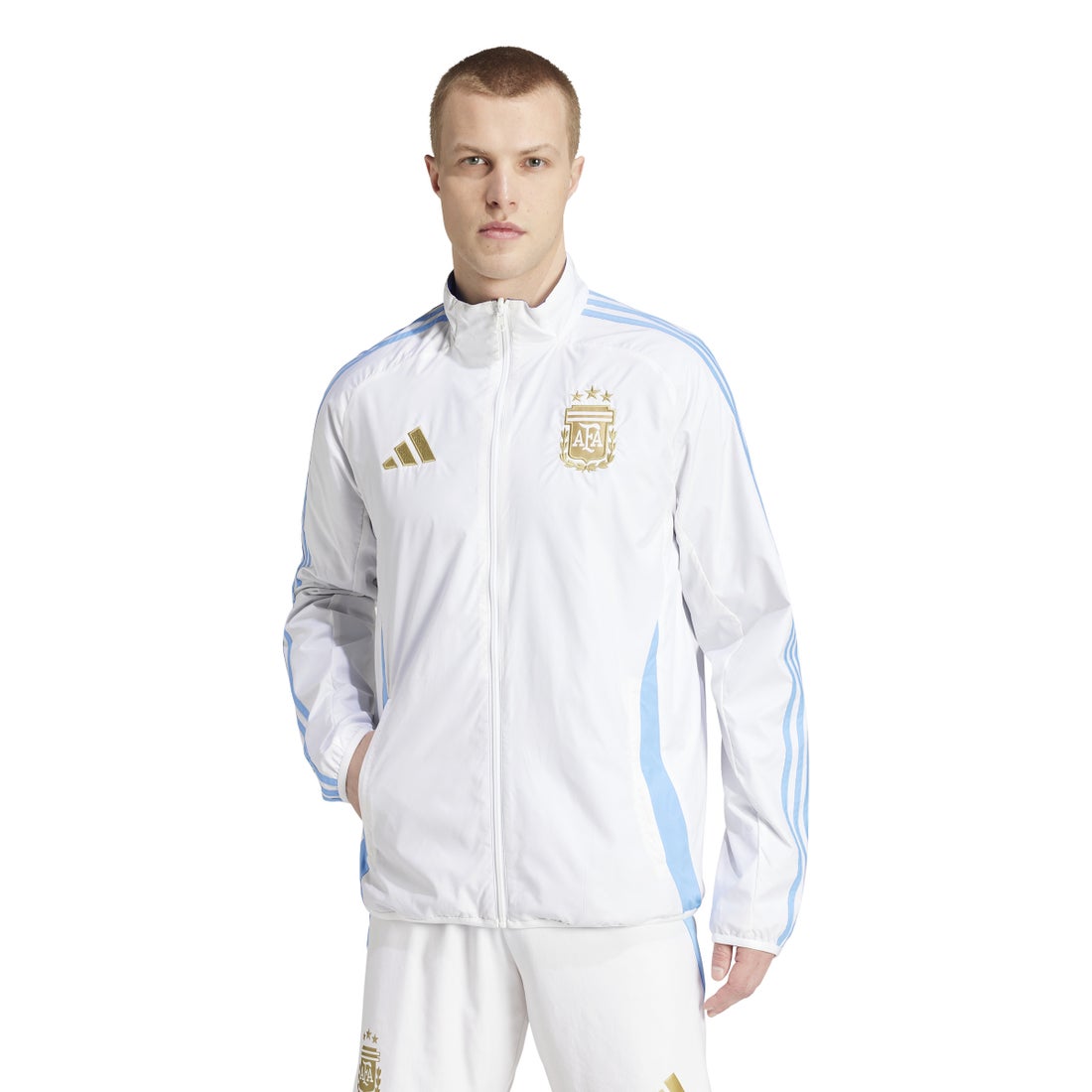 adidas アルゼンチン代表 2024 アンセムジャケット(ホワイト×ブルー
