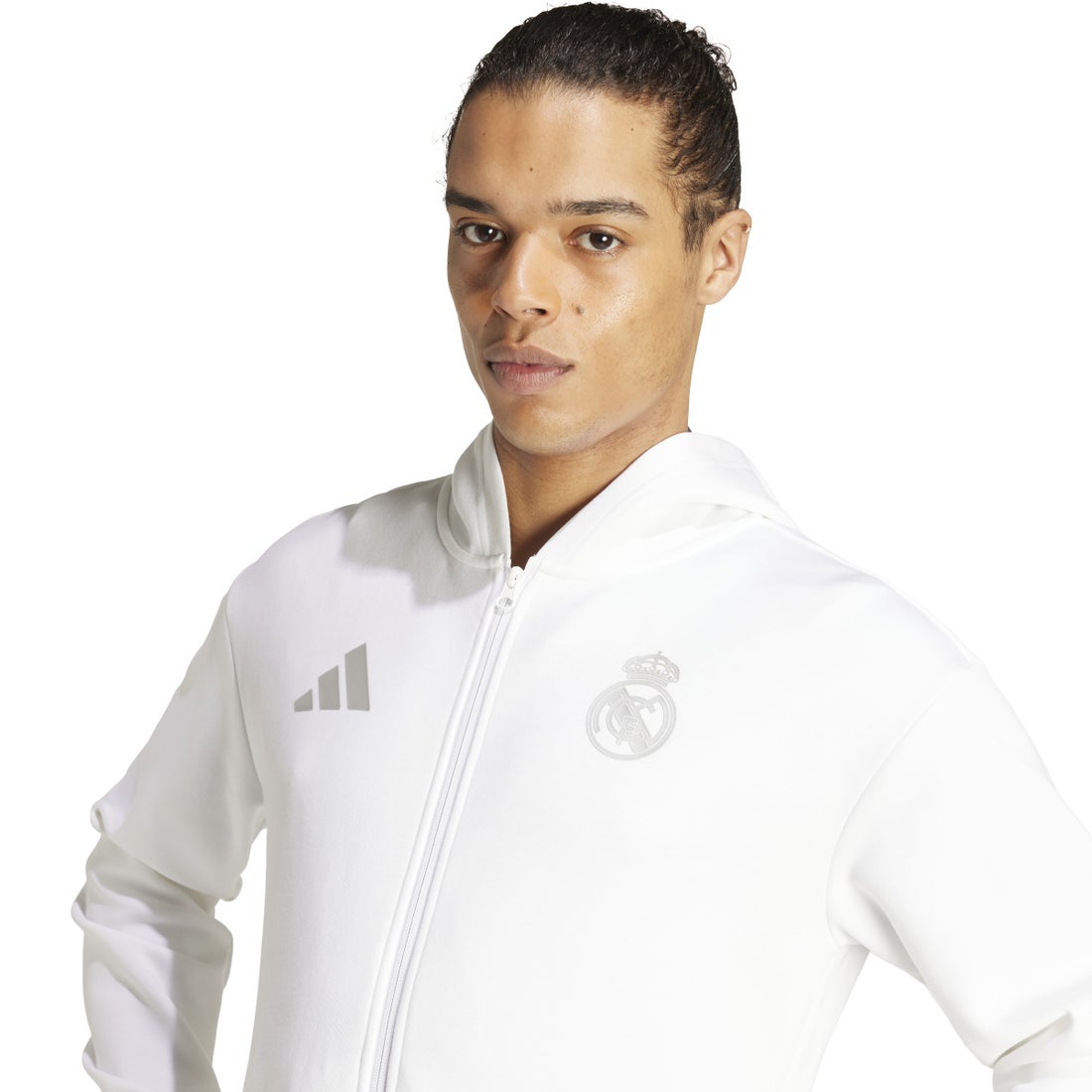 adidas レアルマドリード 24/25 アンセムジャケット(ホワイト) JTD18