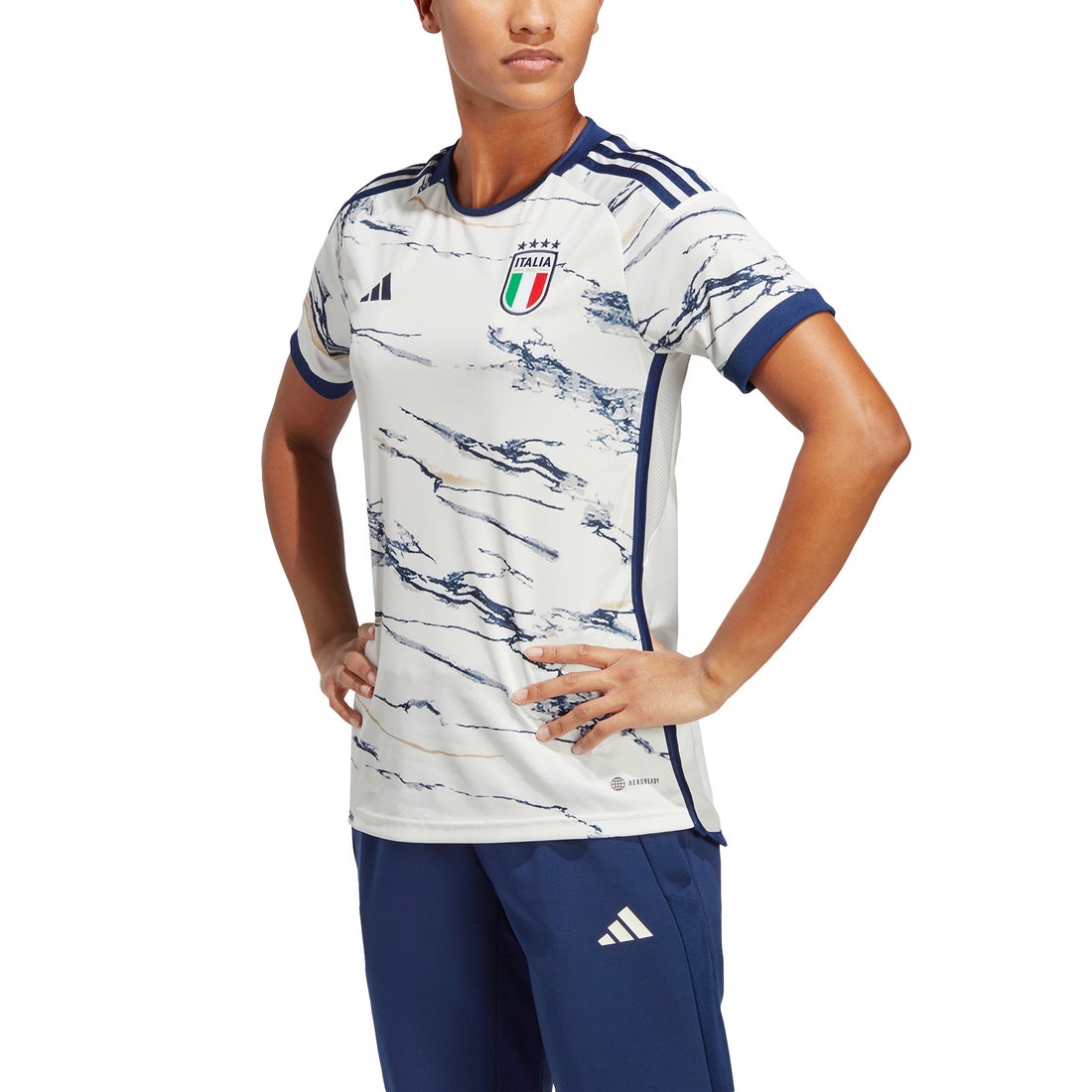 adidas イタリア代表 2023 ユニフォーム アウェイ 半袖 レプリカ
