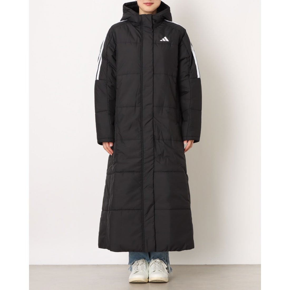 adidas ベンチコート 黒 climaproof ロングコート ボア XL 楽天市場