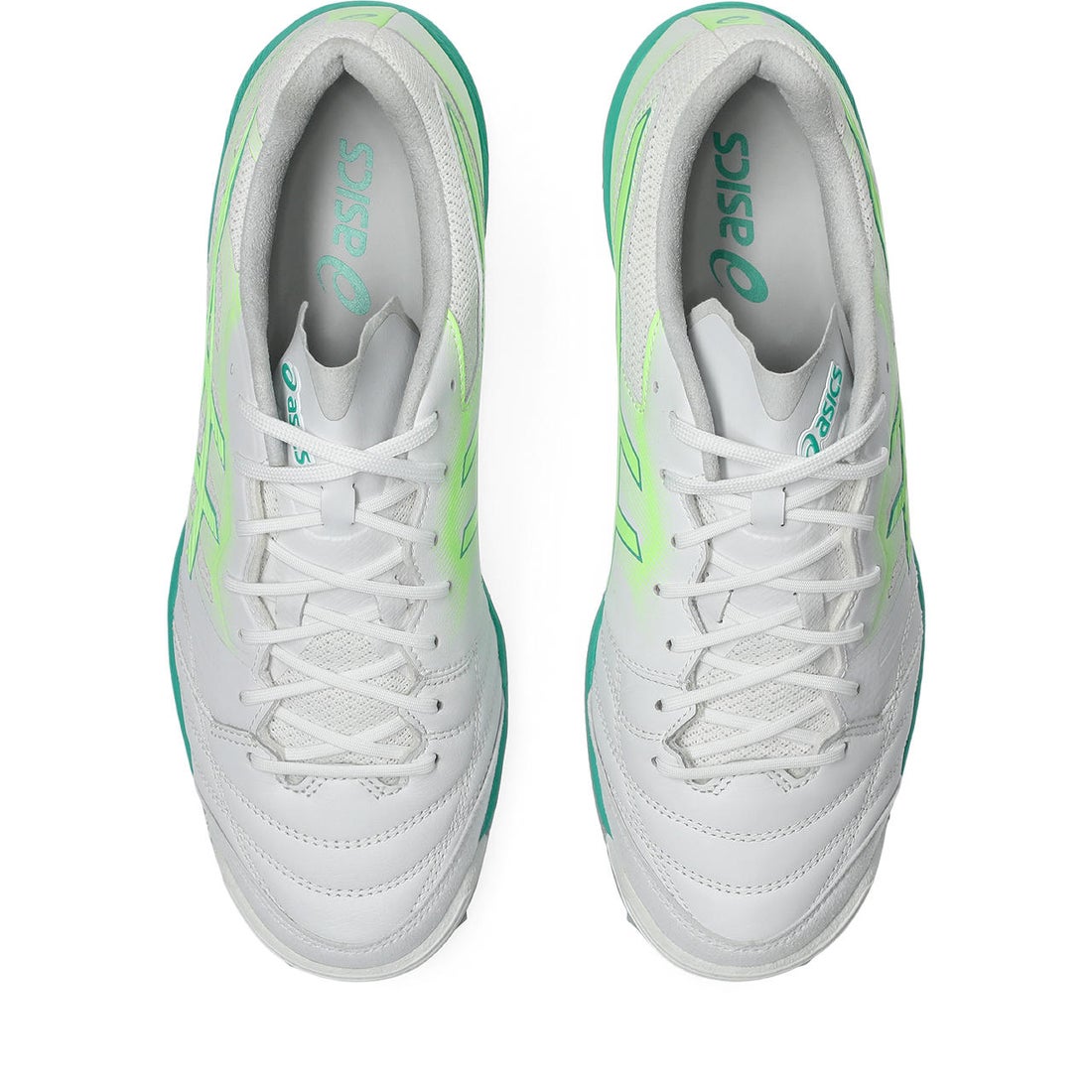 ASICS アシックス デスタッキ K FF TF(ホワイト×グリーン) 1111A218