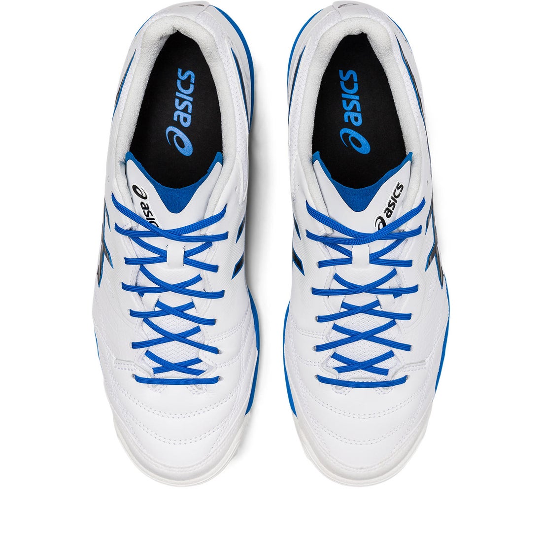 ASICS アシックス デスタッキ K FF TF(ホワイト×ブルー) 1111A218 100