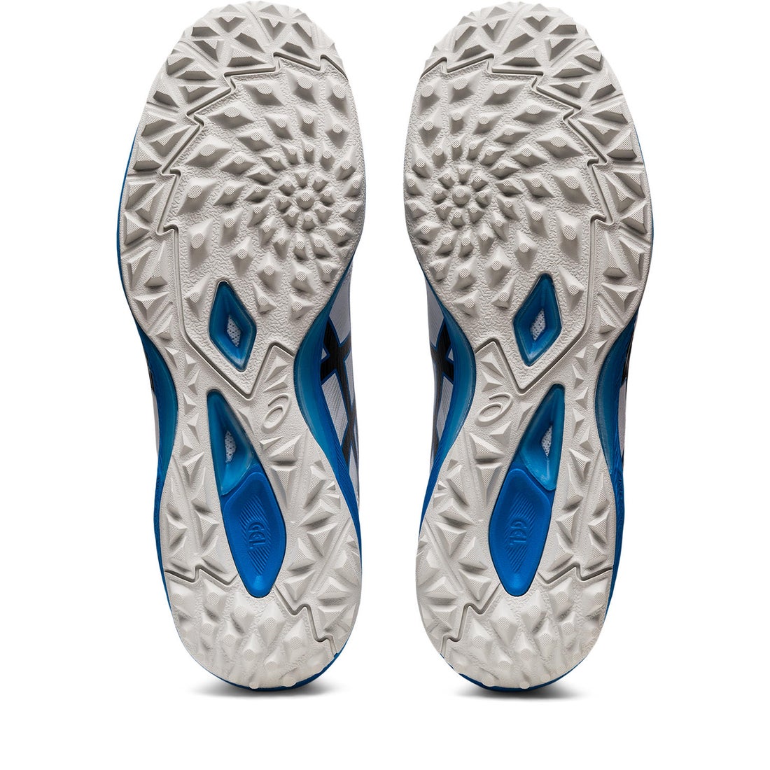 ASICS アシックス デスタッキ K FF TF(ホワイト×ブルー) 1111A218 100