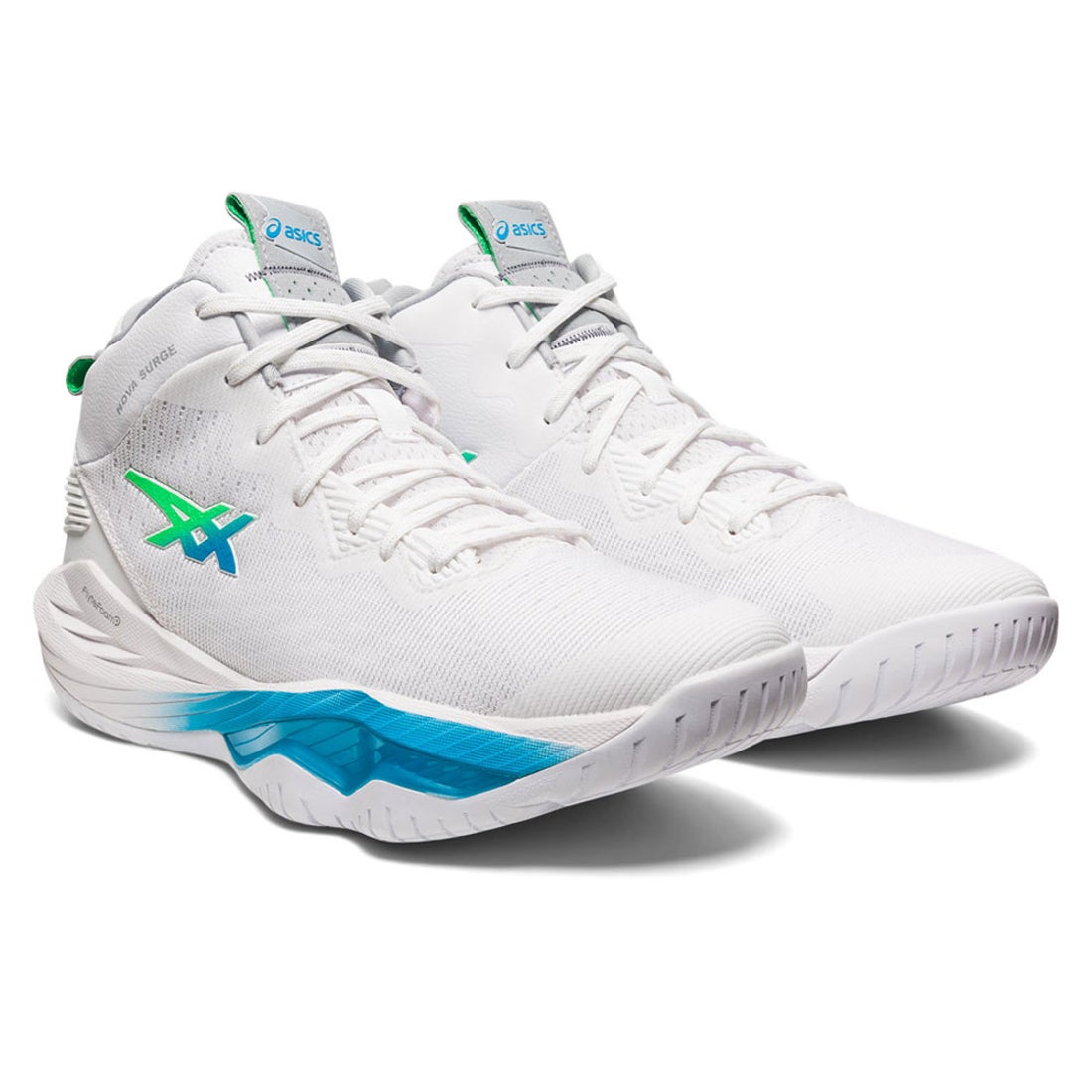 ASICS アシックス NOVA SURGE 2 （ホワイト/アイランドブルー