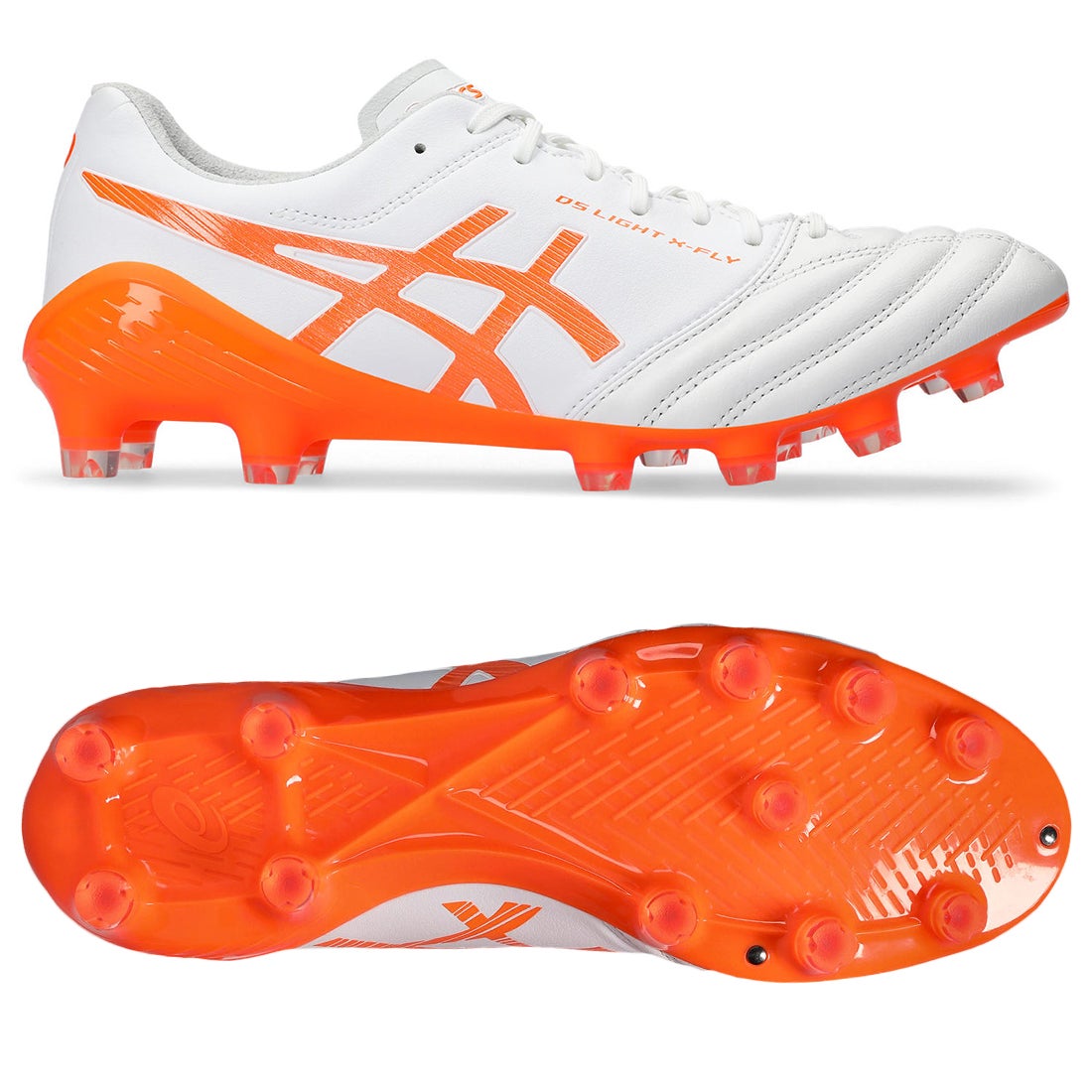 ASICS アシックス DS LIGHT X-FLY 5(ホワイト×オレンジ) 1101A047 102