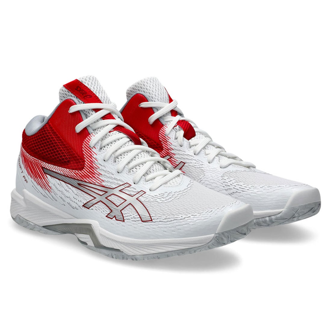 ☆レア商品☆ASICS バレーボールシューズ ホワイト/レッド22.5 ☆レア