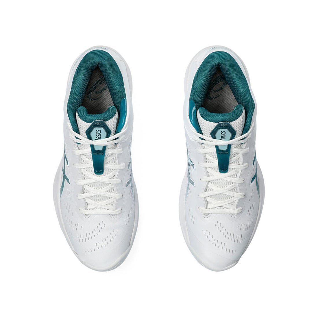 ASICS アシックス GELHOOP V16【NARROW】 （ホワイト/リッチティール