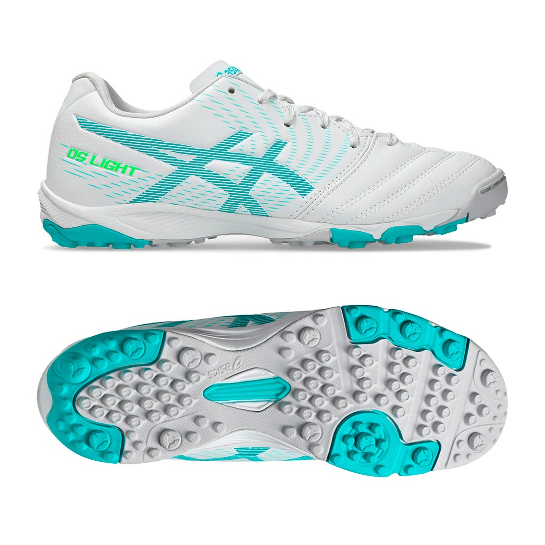 ASICS アシックス DS LIGHT ジュニア GS TF(ホワイト×グリーン