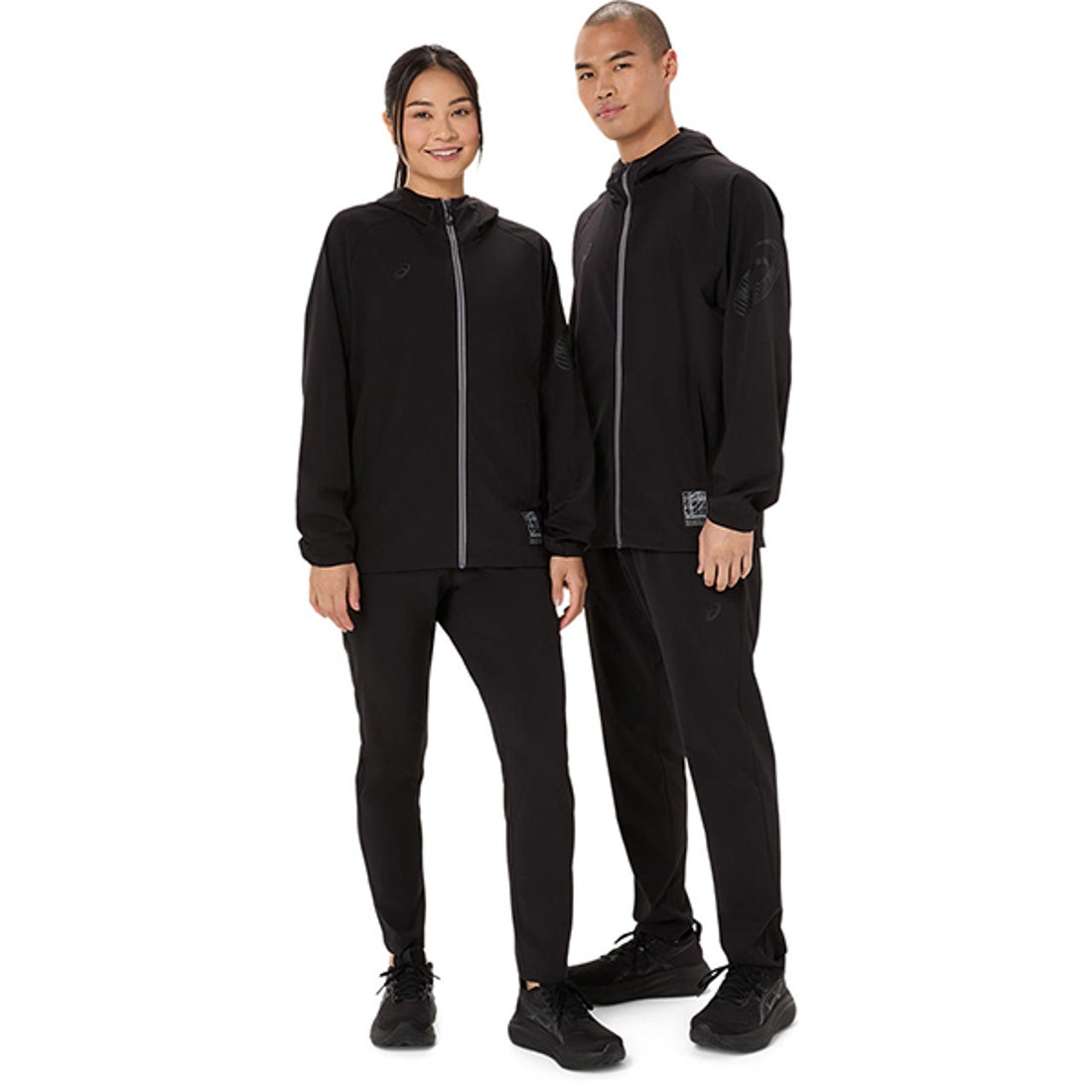 ASICS アシックス はっ水ストレッチウーブンパンツ(ブラック) 2031F168