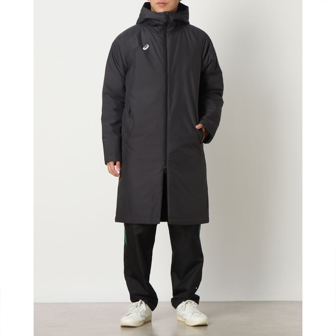 アシックス ASICS メンズ ベンチコート 中わたロングコート 2031F180