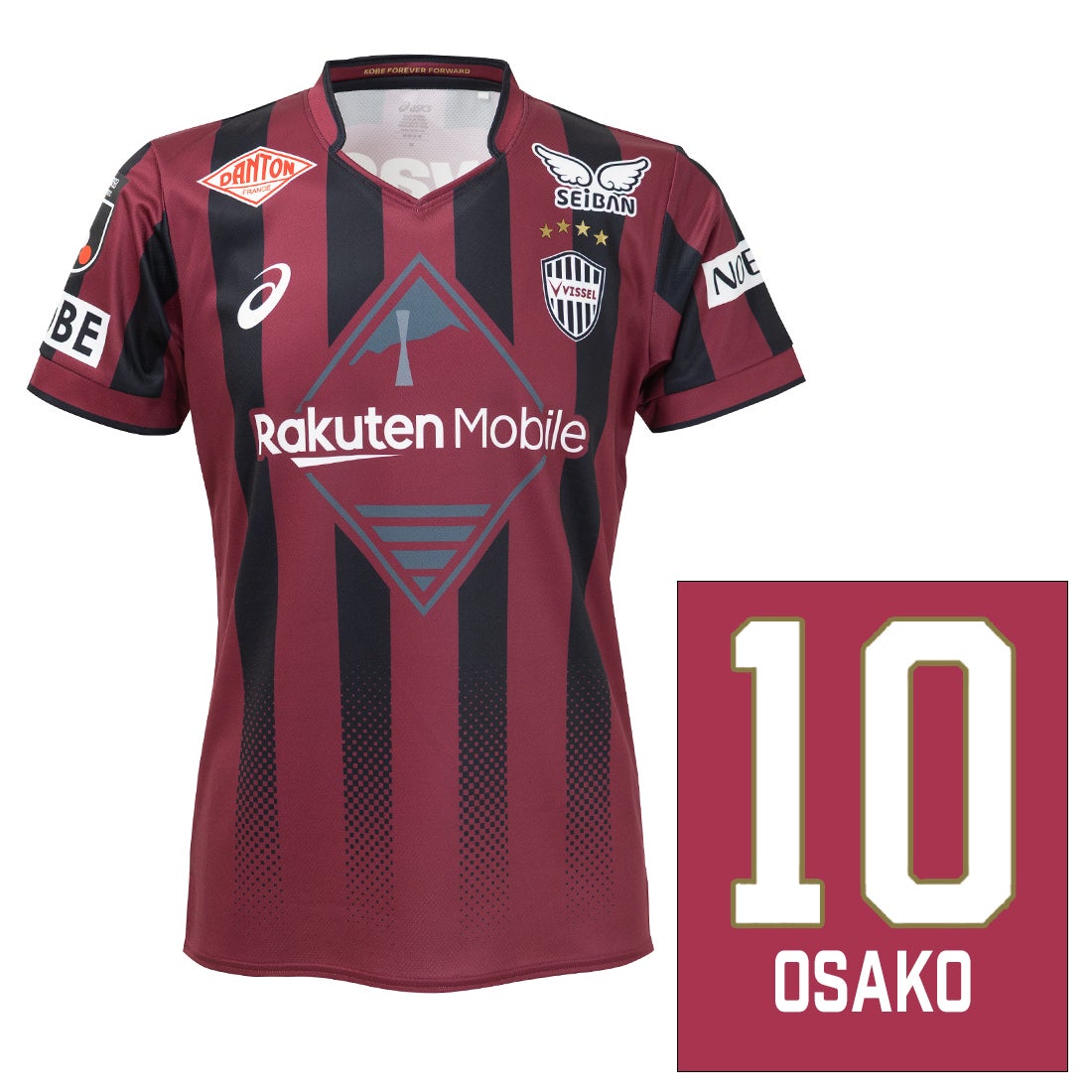 RITAO CHAN アシックス ヴィッセル神戸 大迫勇也 ユニフォーム ASICS