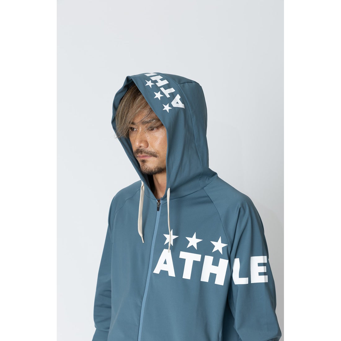 ATHLETA アスレタ プラクールZIPパーカー(ブルーグレー) 03406 BGR