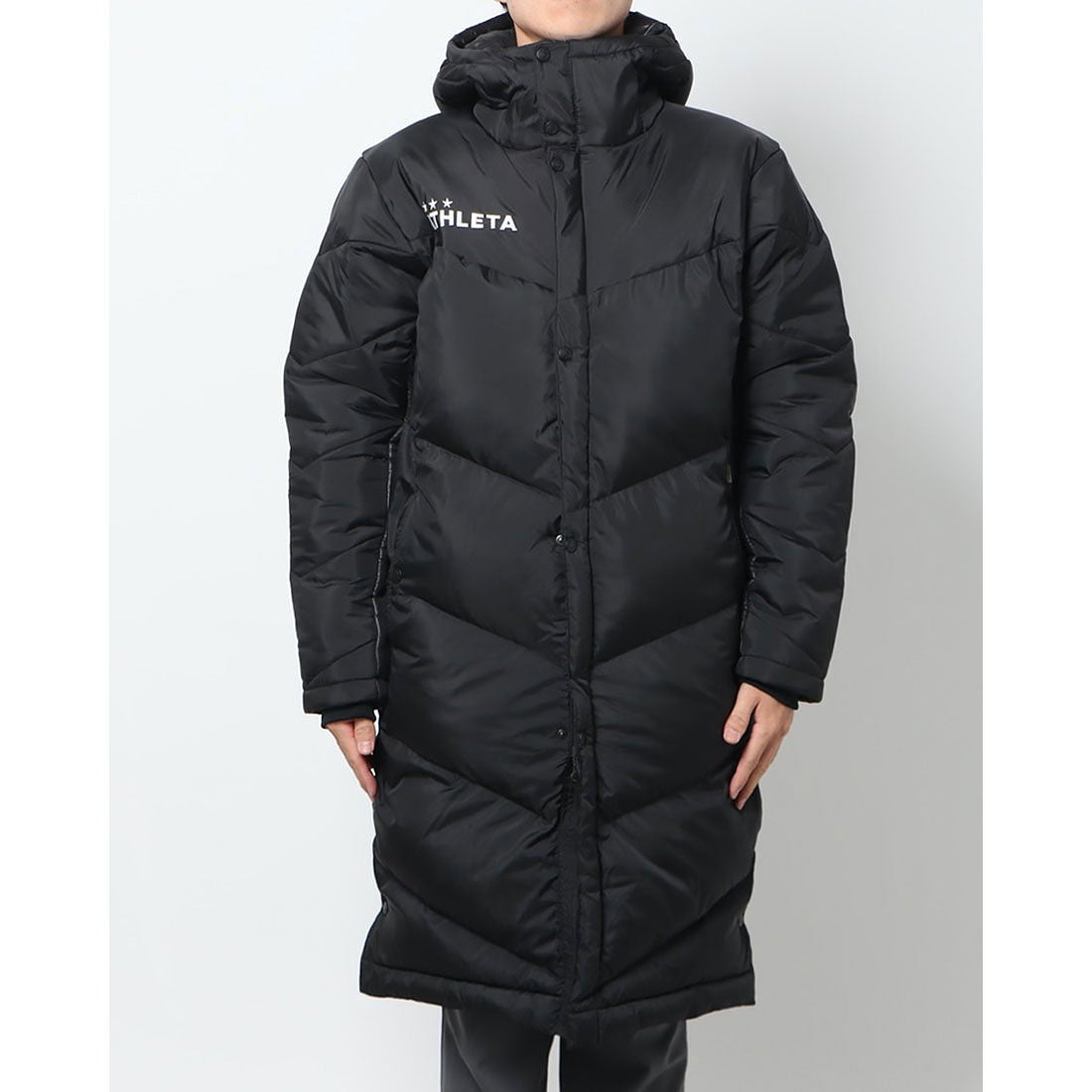 アスレタ ATHLETA メンズ ベンチコート ベンチコート 04145 （ブラック