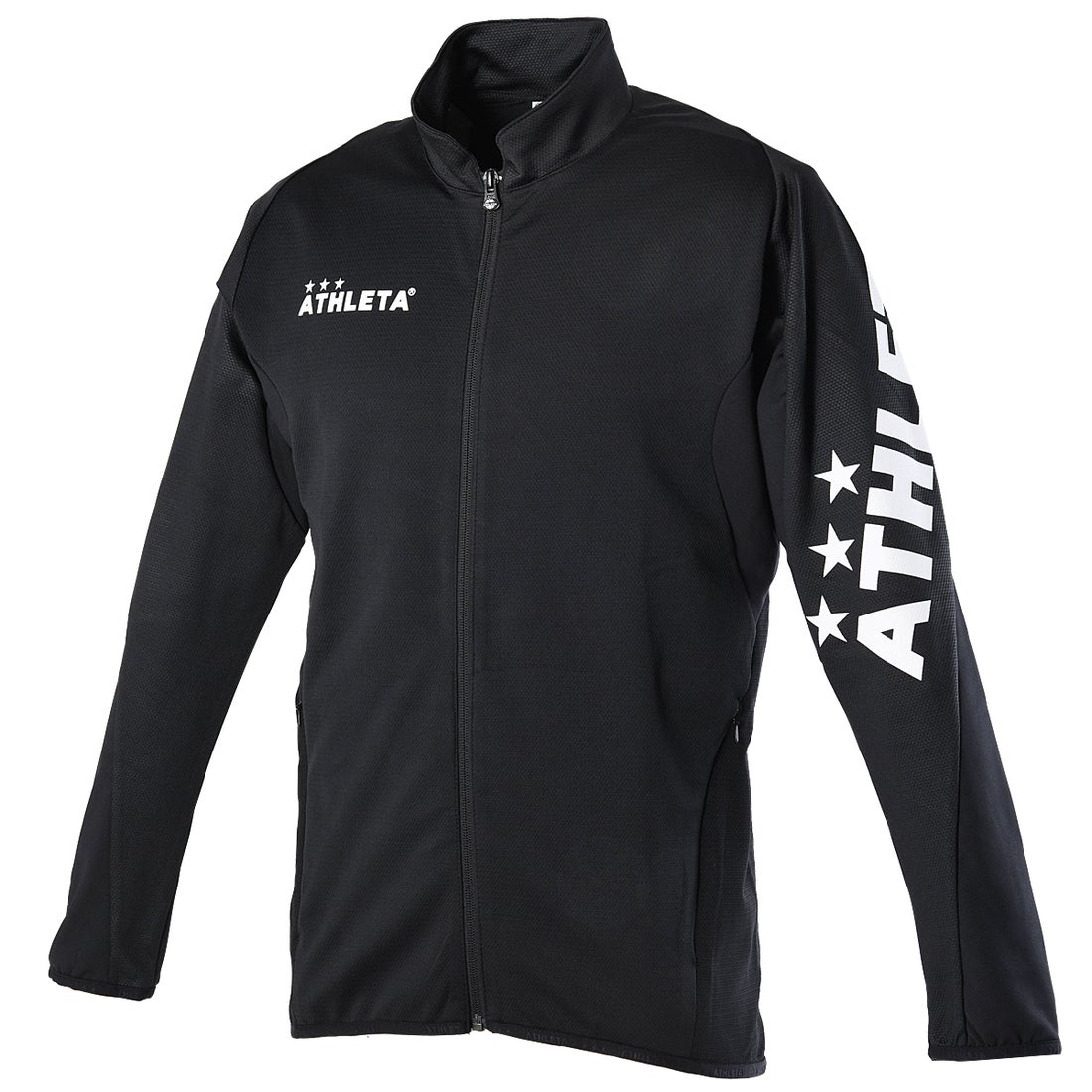 ATHLETA アスレタ 定番チーム対応ジャージジャケット(ブラック) 18003