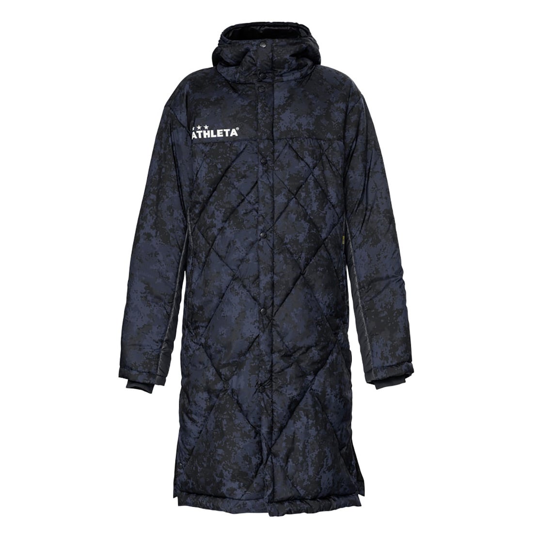ATHLETA ベンチコート 黒 キルティング 使用回数1回 ATHLETA ベンチ