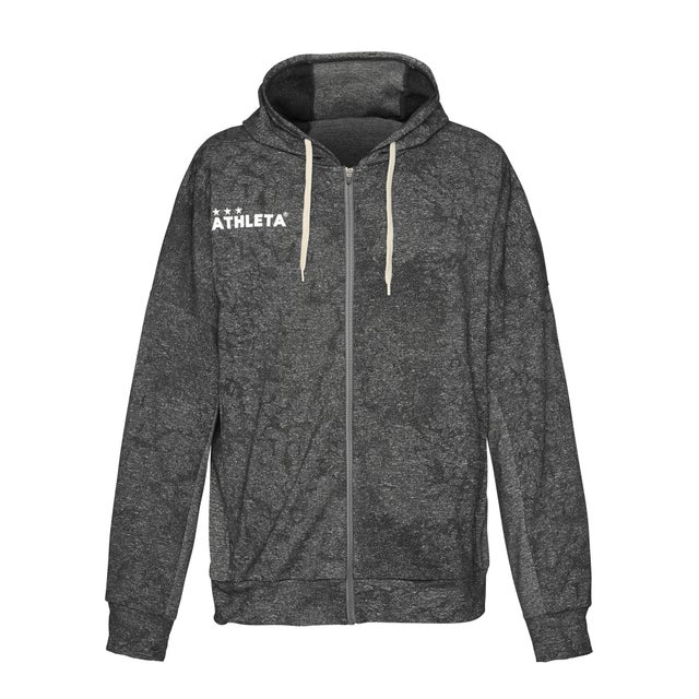 ATHLETA アスレタ ジャガードスウェットパーカー(チャコール) 03382 66