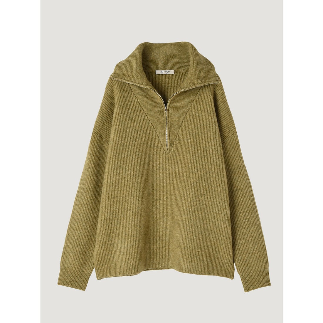 ブラウンアンドストリート Brown&Street ハーフジップニットプル