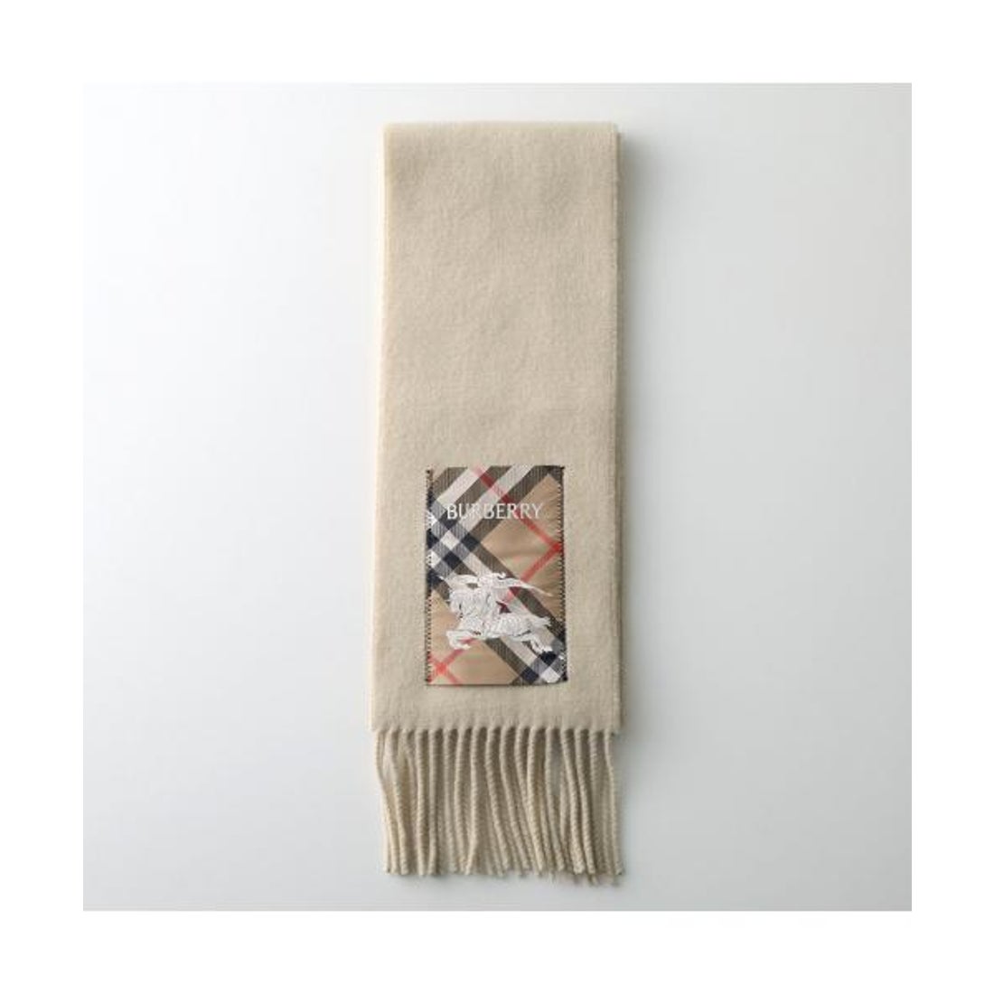 バーバリー BURBERRY BURBERRY マフラー MU SOLID LABEL SCF カシミヤ