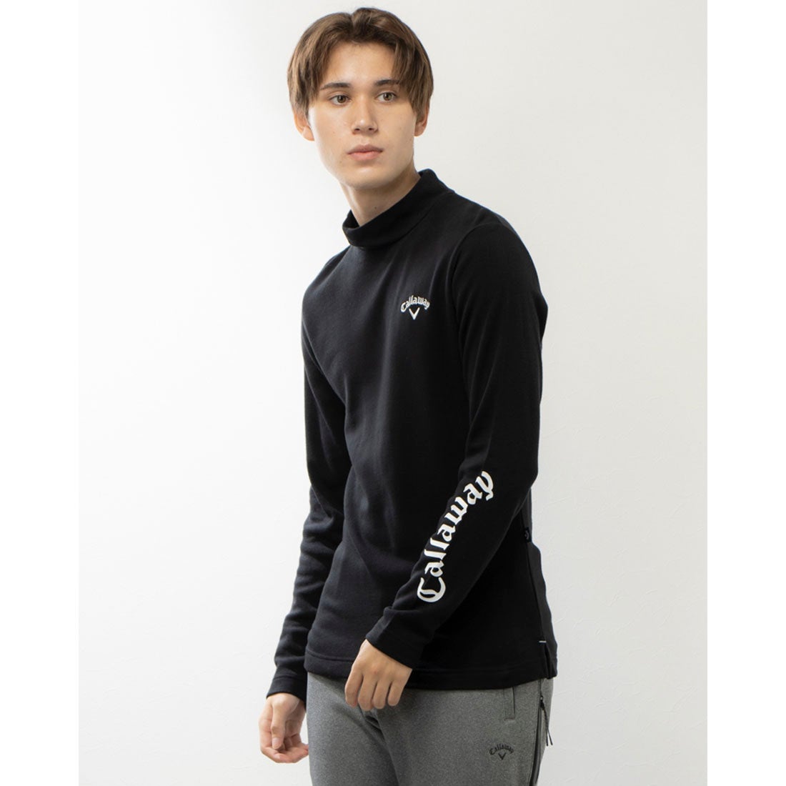 Fides Golf 長袖ハイネックシャツ XL 黒 TOPS | FIDES GOLF | フィデス