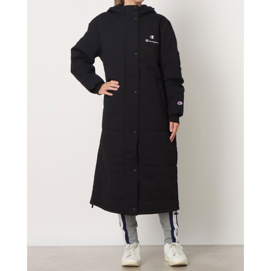 チャンピオン Champion レディース ベンチコート HOODED ZIP JACKET CW